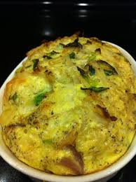 brussel sprout and potato fritata